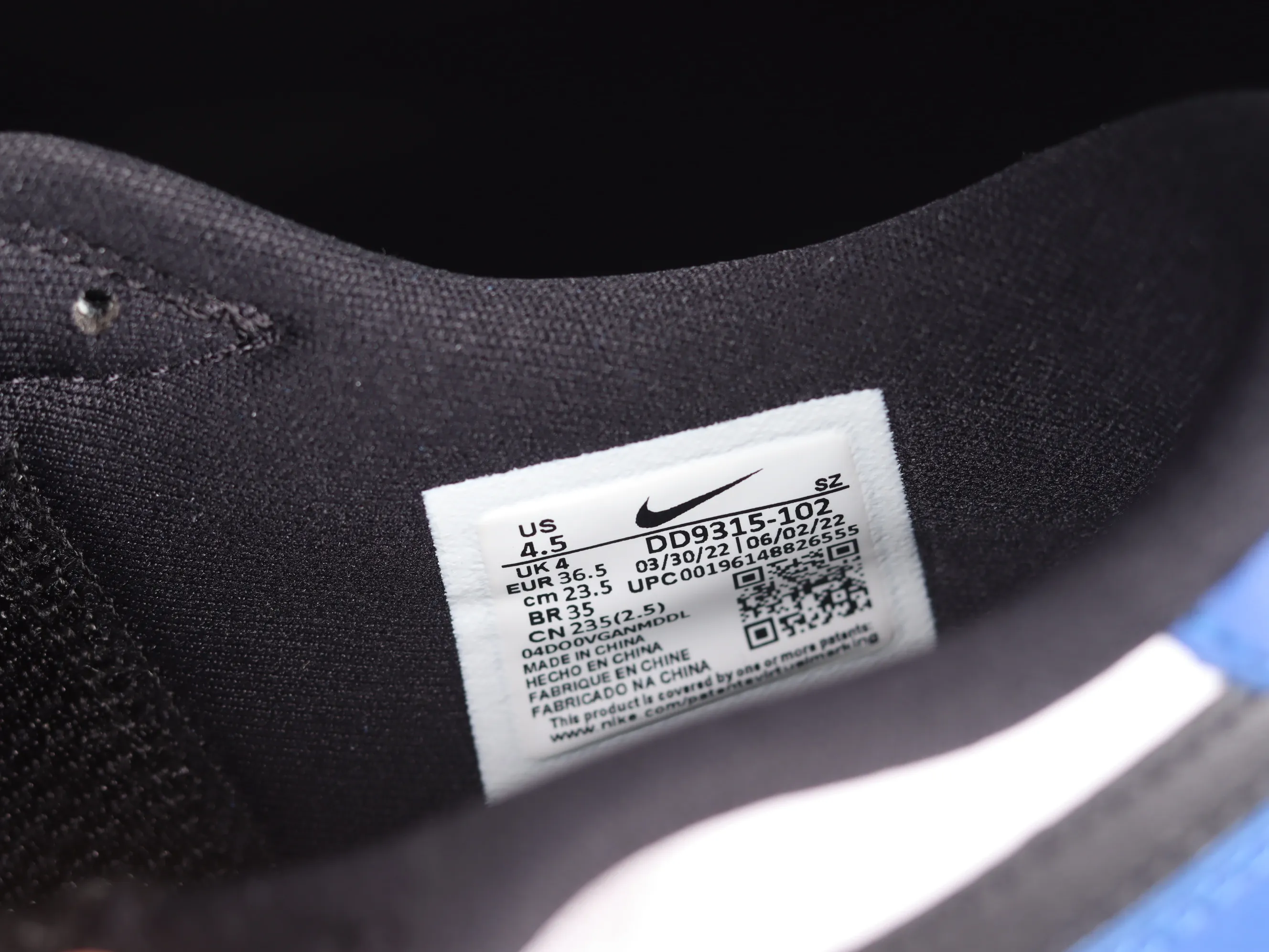 All categories Air Jordan Jordan series basketball shoes Air Jordan 1 Low G version pure original Air Jordan 1 Low Golf "Royal Toe" AJ1 Joe 1 new golf version black and blue toe DD9315-102